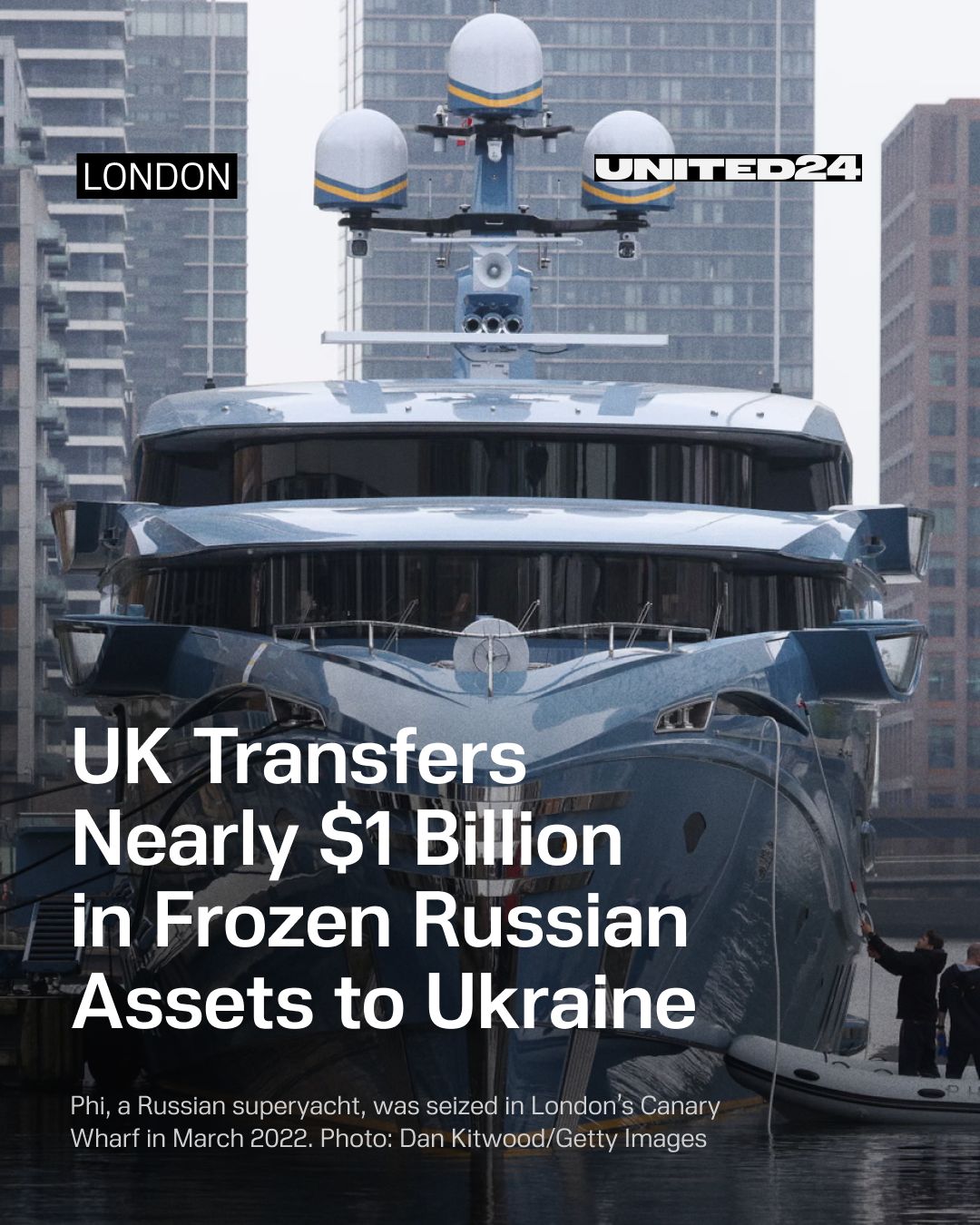 Ukraine Receives $1 Billion G7 Tranche from Frozen Russian Assets