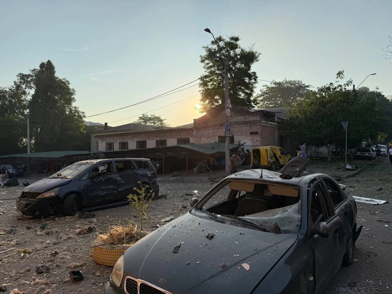 Russian strikes hit Odesa’s historic center