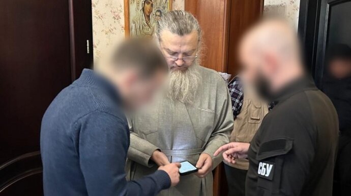 SBU raids Ukrainian Orthodox bishop