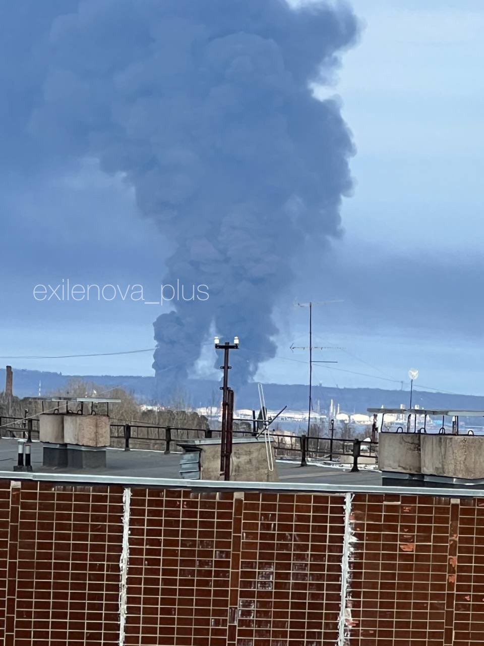Fires at Ust-Luga port after Ukrainian drone attacks