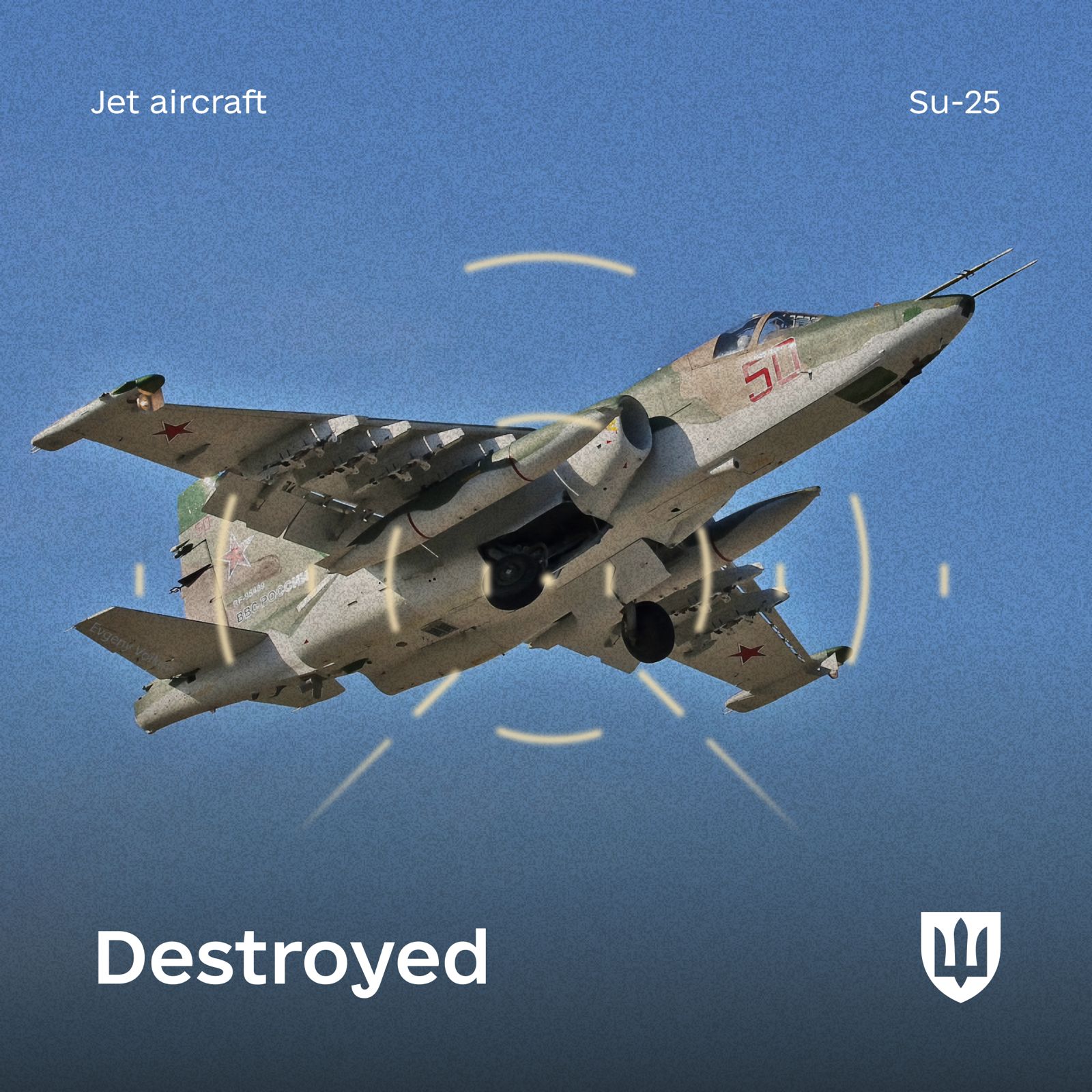 Ukrainian warriors destroy Russian Su-25 jet in Donetsk region