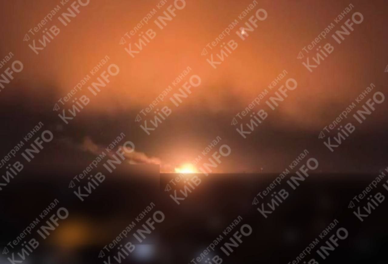 Massive fire in Kyiv after Russian drone attack, casualties unknown