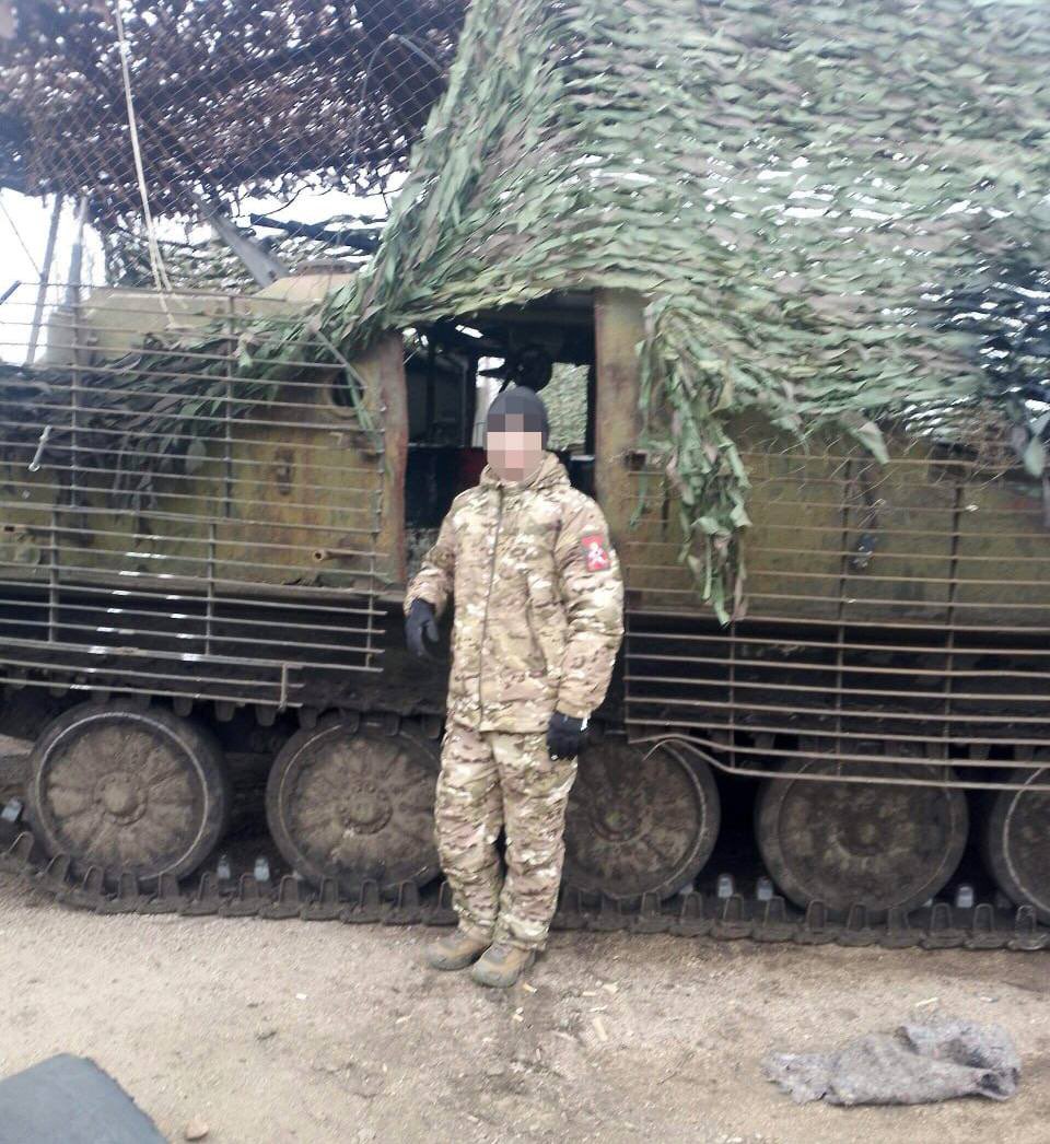 Soviet BTR-50P from the 1950s used by Russia