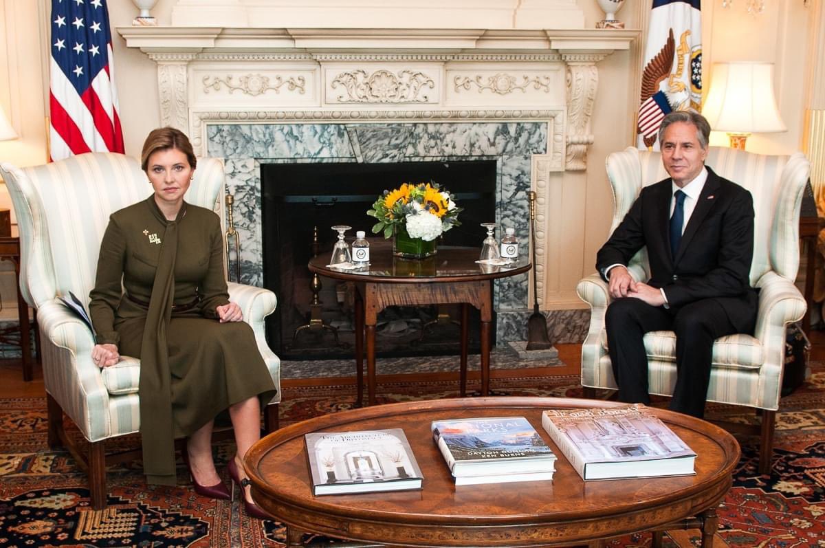 Ukrainian First Lady meets US officials in Washington