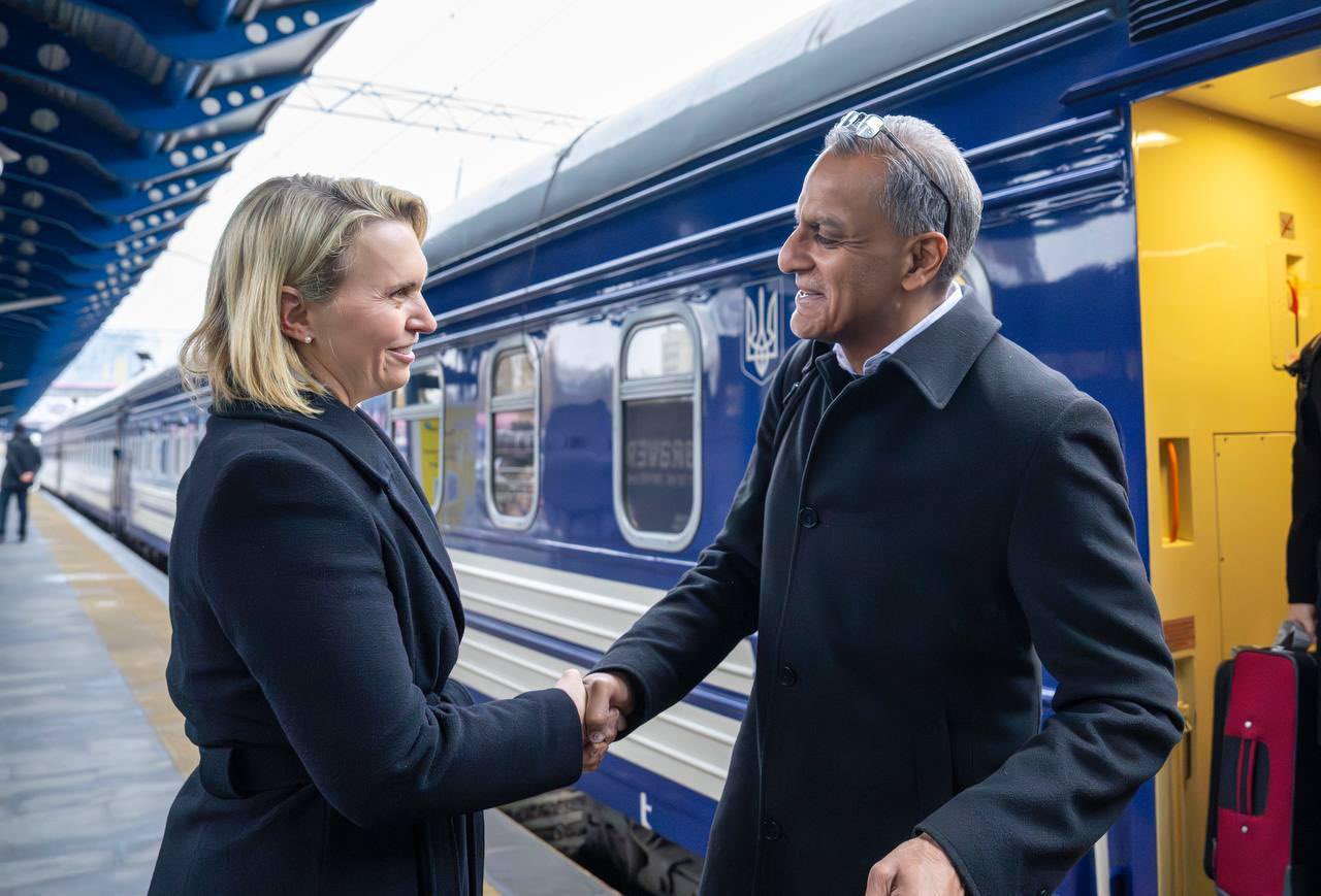 US Deputy Secretary of State Richard Verma arrives in Kyiv