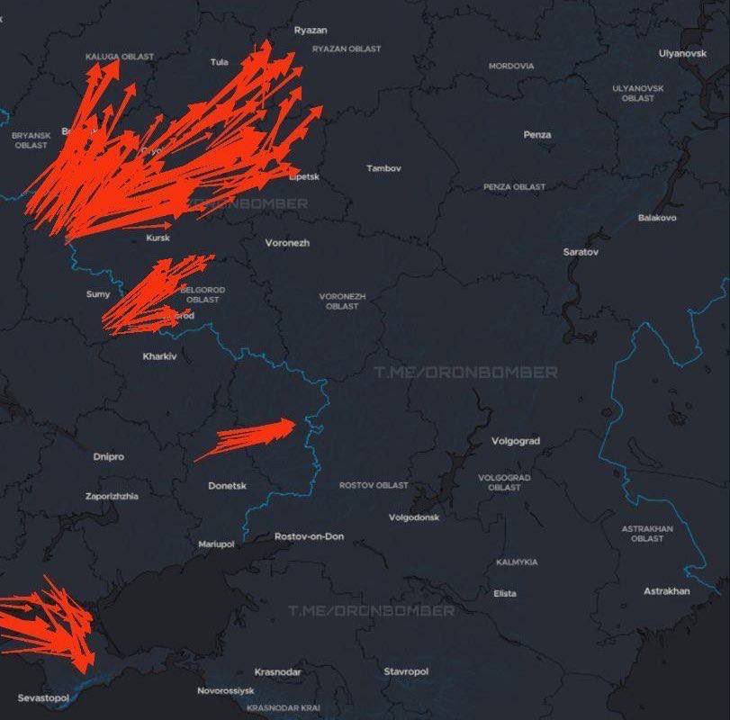 Ukrainian drones strike Russia and Crimea