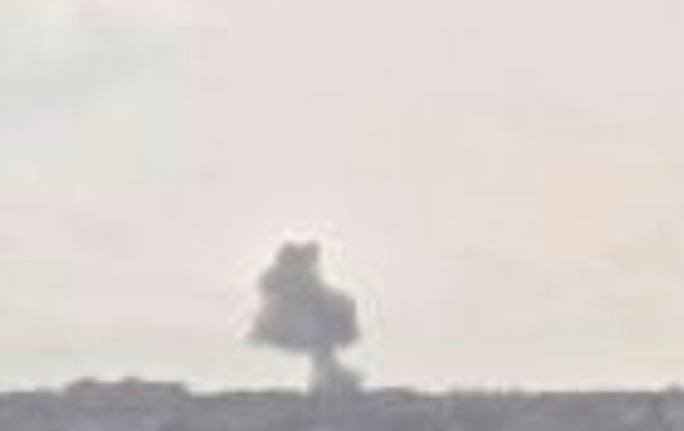 Russian bomb strikes Dnipro