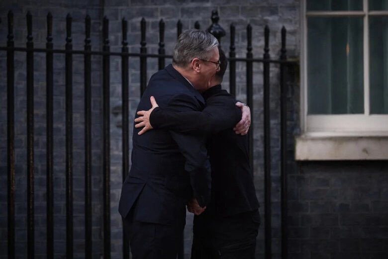 Starmer on meeting Zelensky: Approached and hugged him after Trump row