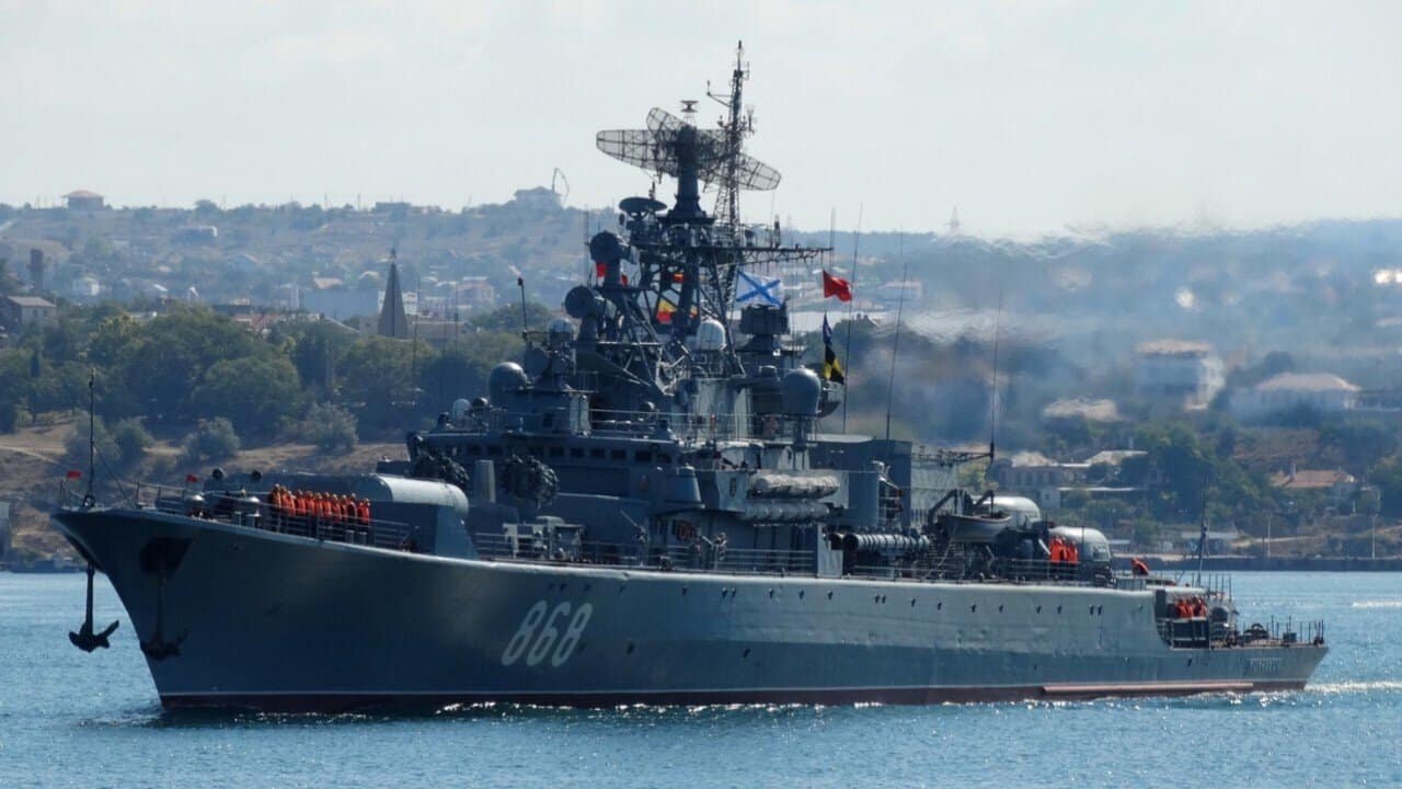 Mise à jour : Pytlivy au lieu de l’Admiral Essen en mer Noire