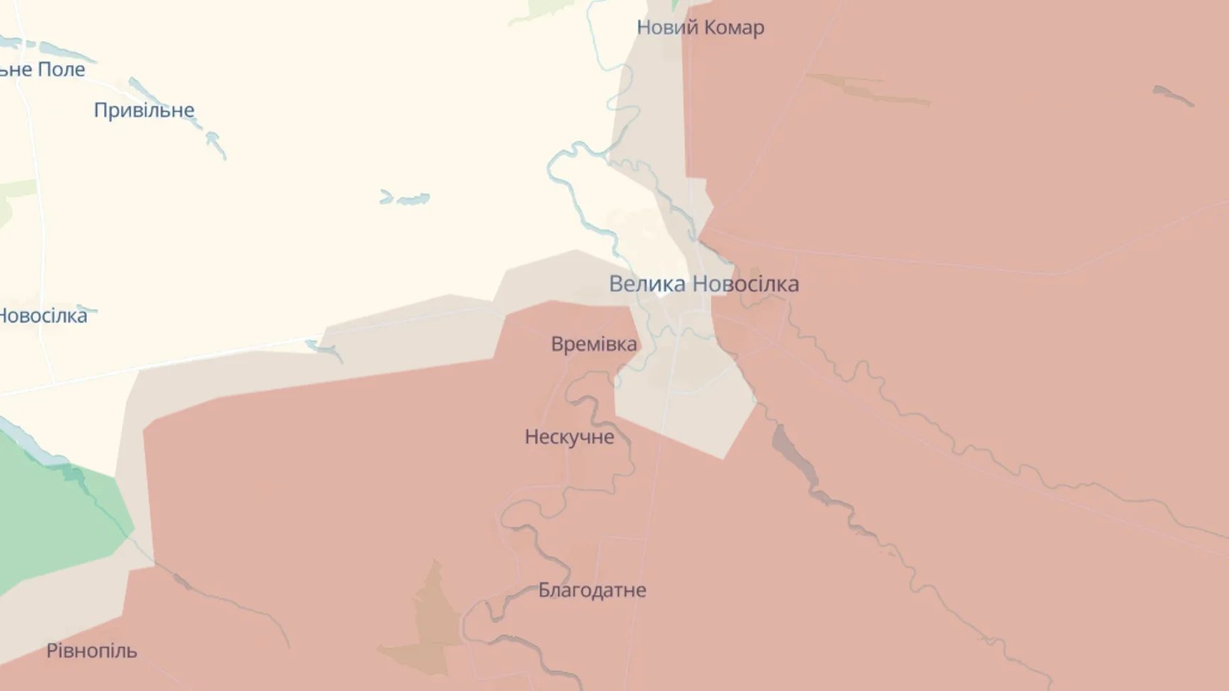 Heavy fighting near Velyka Novosilka, Donetsk