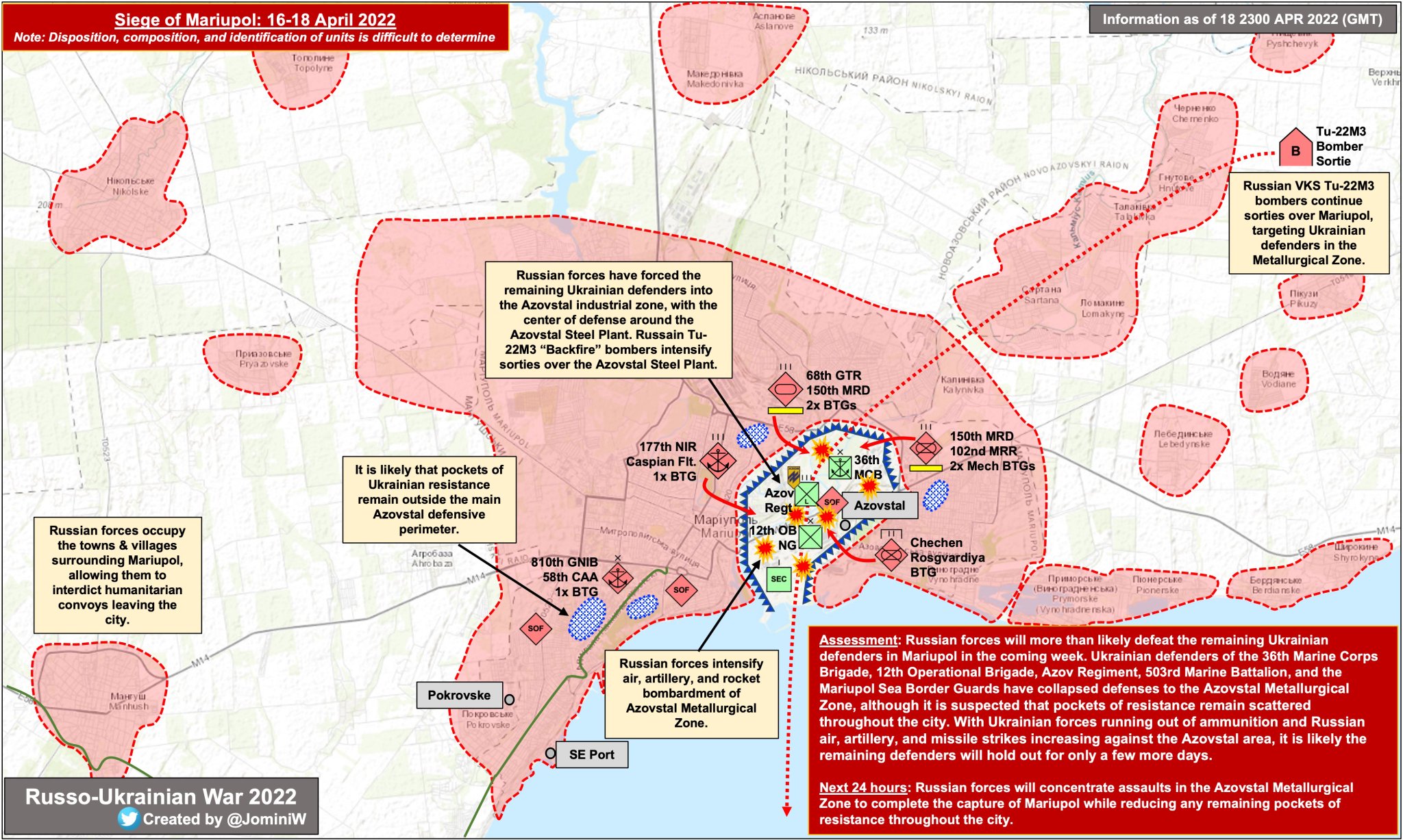 Mariupol: fighting and possible Ukrainian defeat