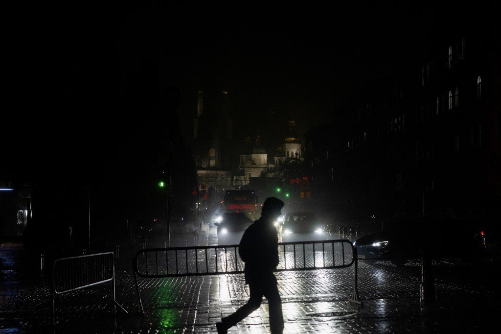 Kyiv plunged into massive blackout, over 70% without power