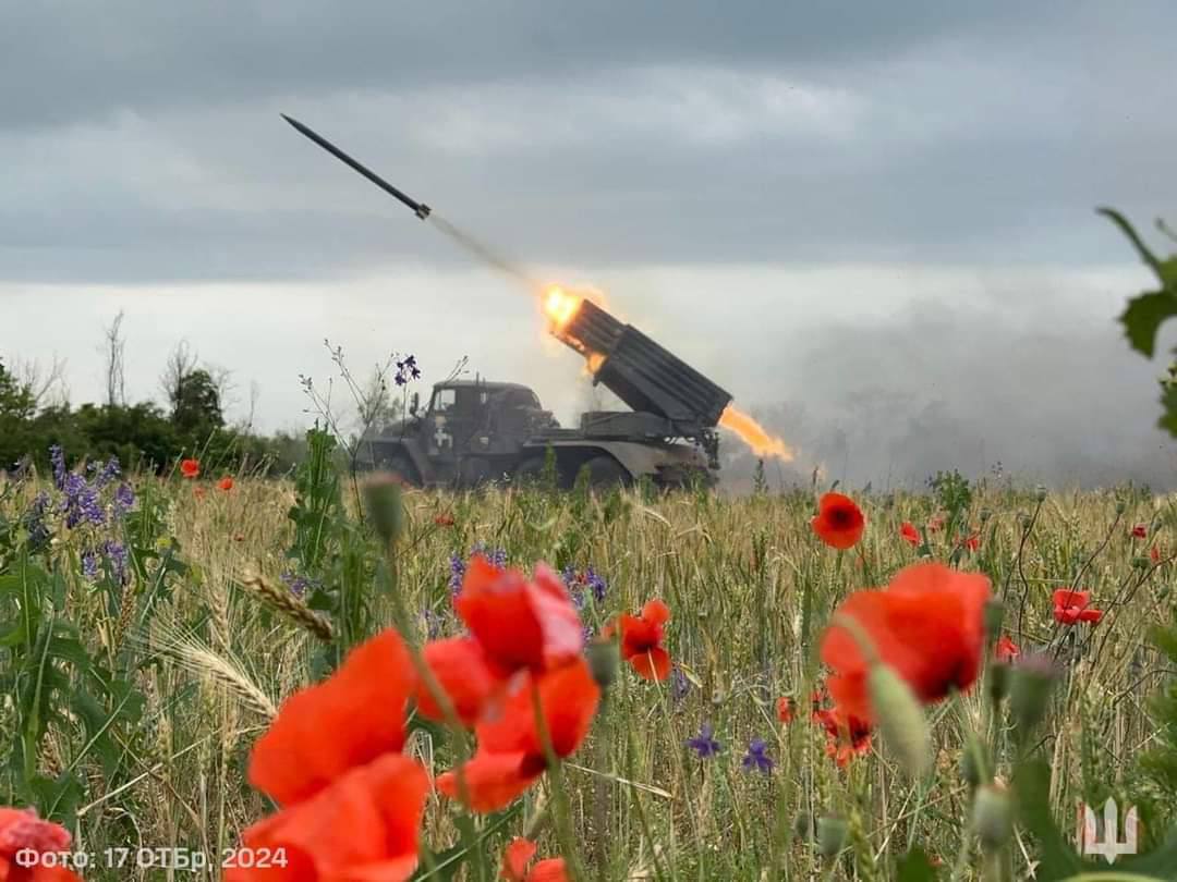 The red poppy flower symbolizes Ukraine’s victory