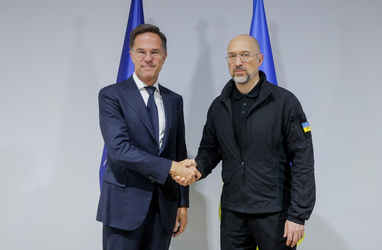 Minister Denys Shmyhal meets NATO Secretary General in Kyiv