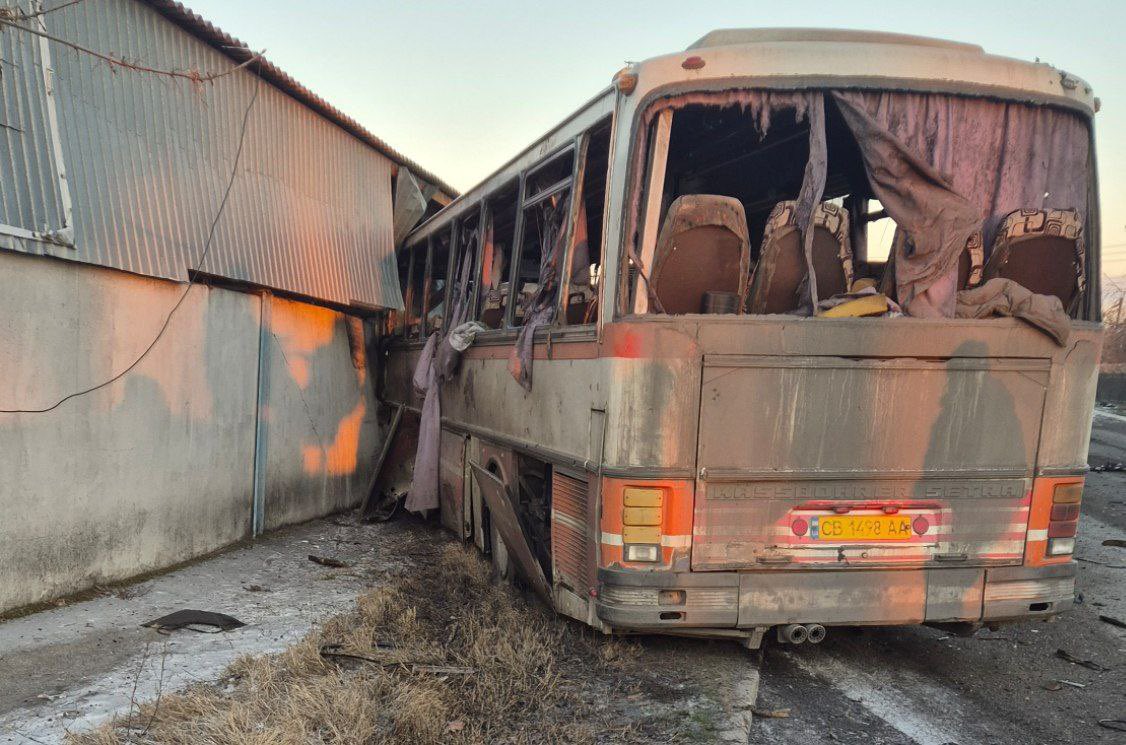 Russian drone strike on miners bus kills 12 in Dnipropetrovsk Oblast