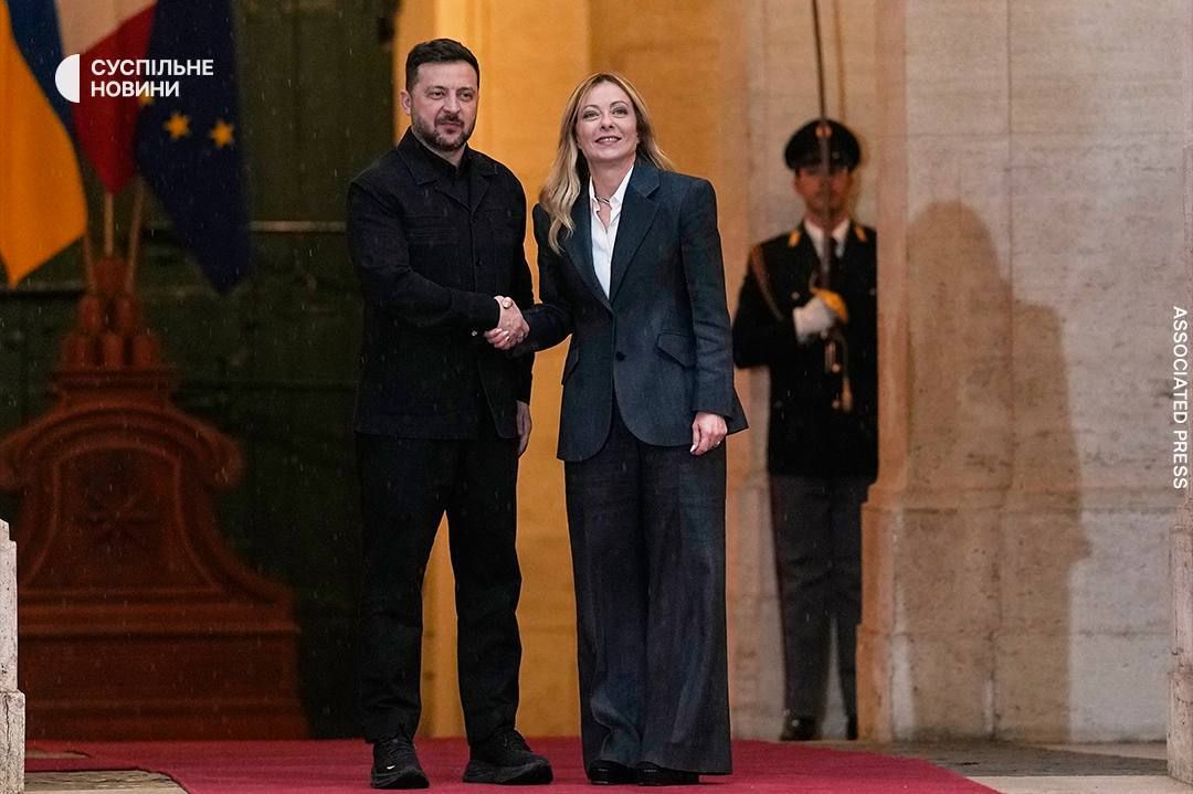 Zelenskyy Arrives in Rome for Talks with Italian PM Meloni