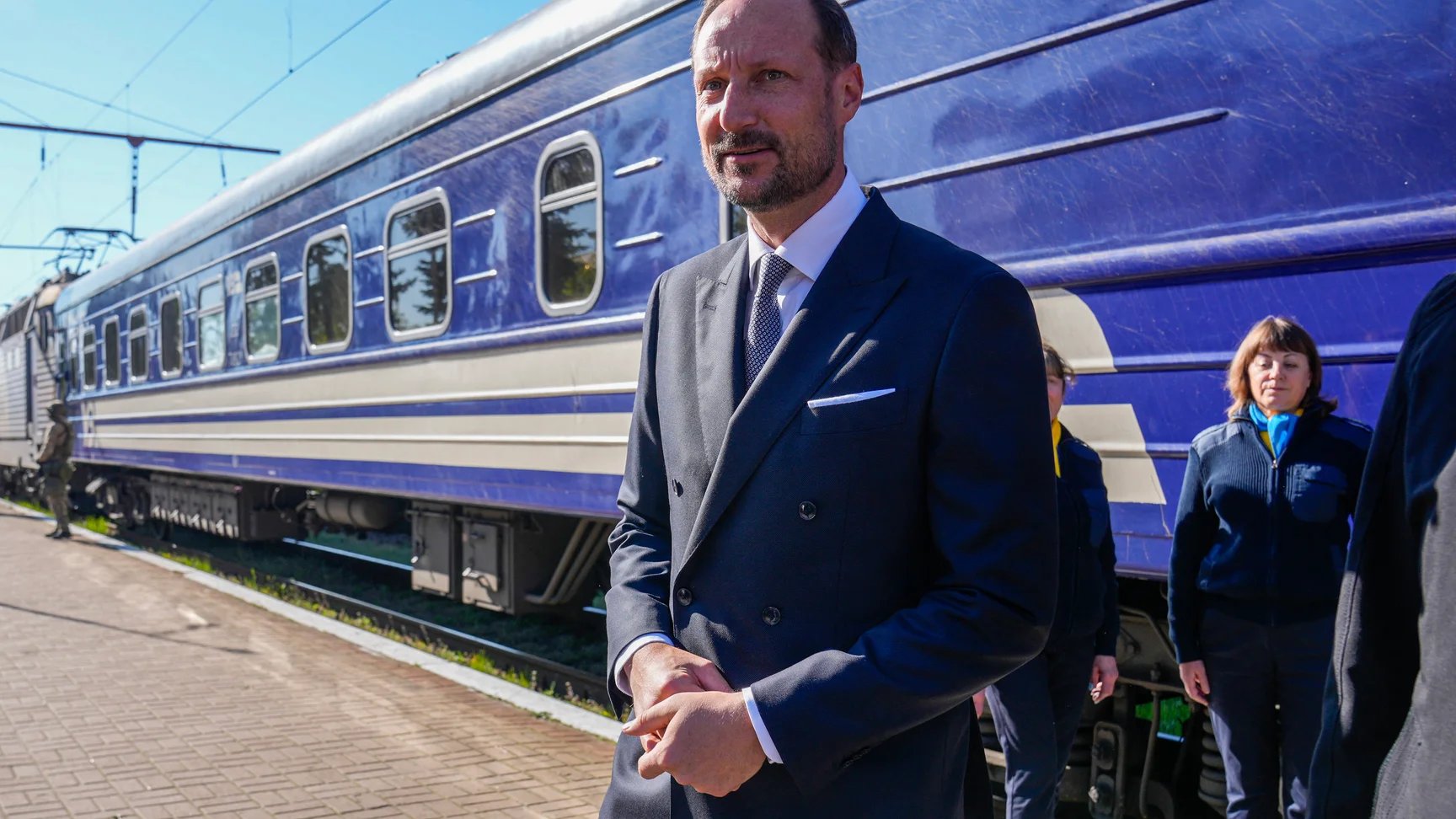 Norwegian Crown Prince arrives in Kyiv