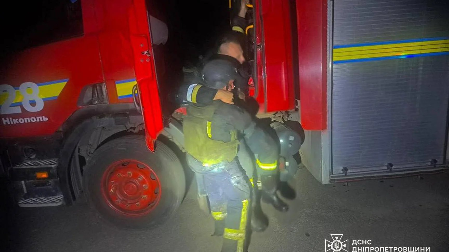 Rescuers Hit Deceptively Near Nikopol