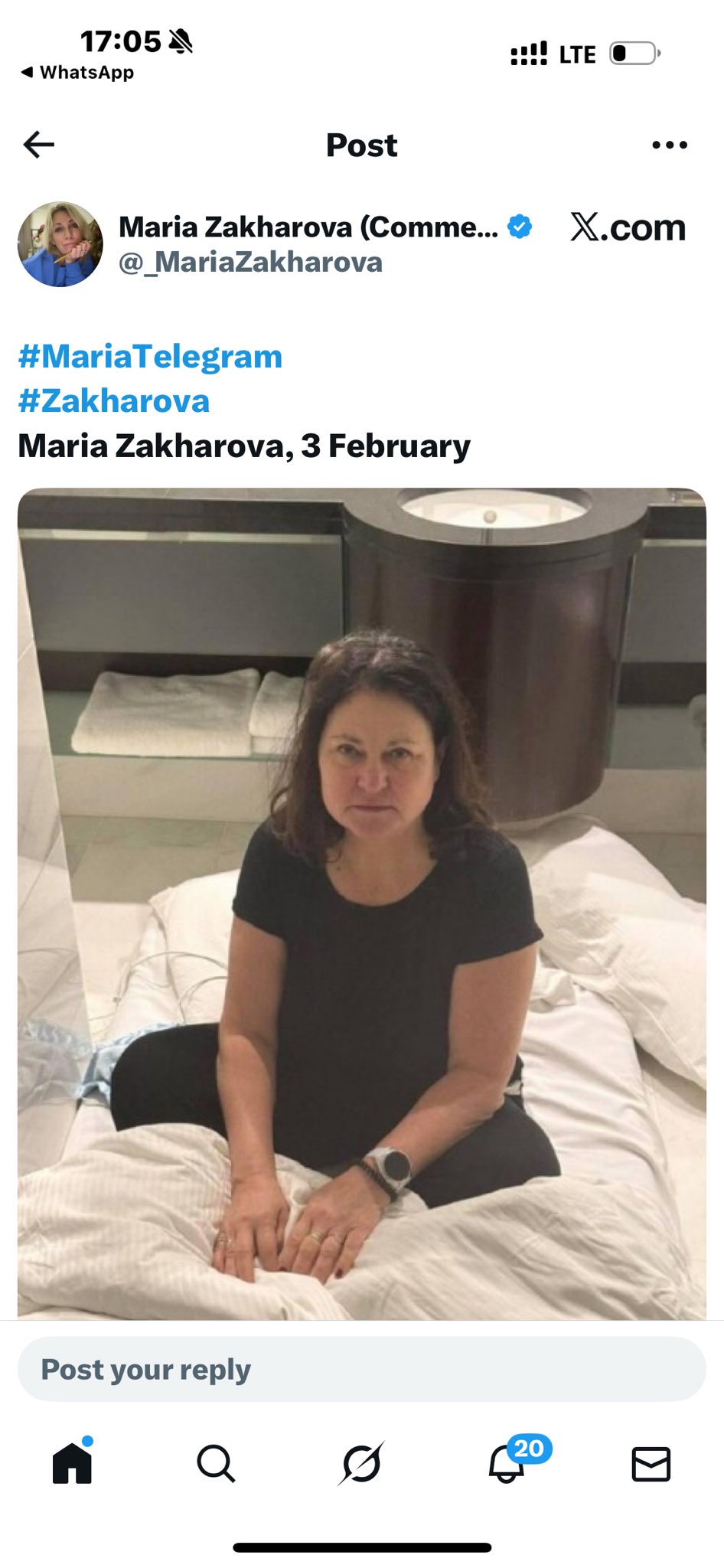 Maria Zakharova accused of war crimes and terrorism