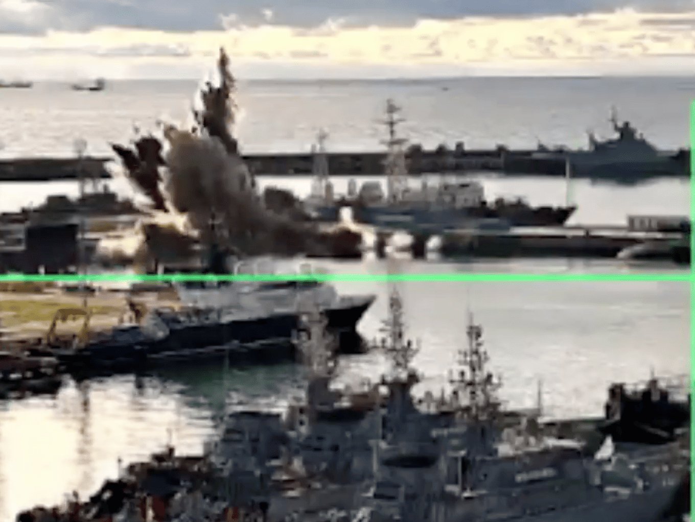 Ukrainian Drones Disable Russian Kalibr Submarine