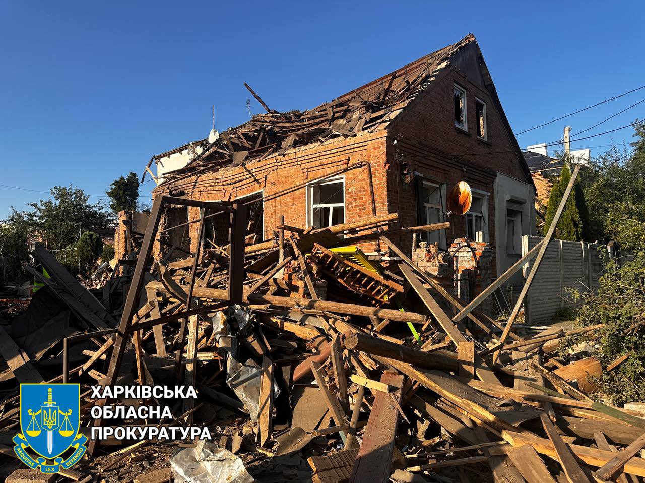 Russian airstrike on Kharkiv injures 14, including infant