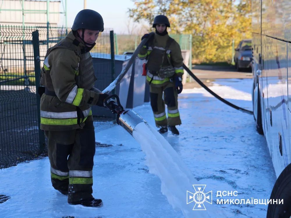 Russia strikes Mykolaiv gas station: civilian casualties and use of cluster