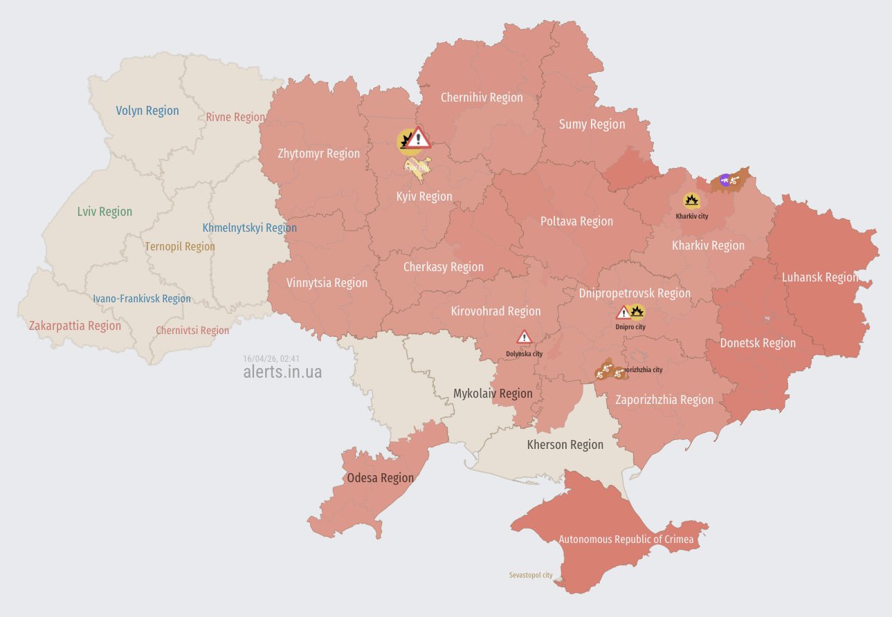 Current threat from Bryansk, Voronezh, Millerovo and Taganrog (12 words max)