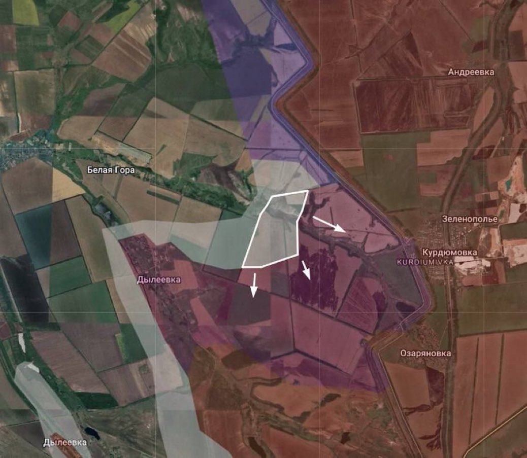 Ukrainian counteroffensive near Toretsk