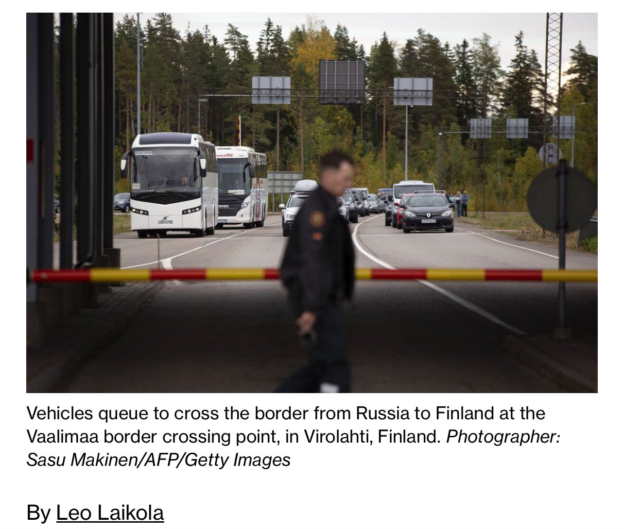 Finland’s new law allows pushing back migrants sent by Russia