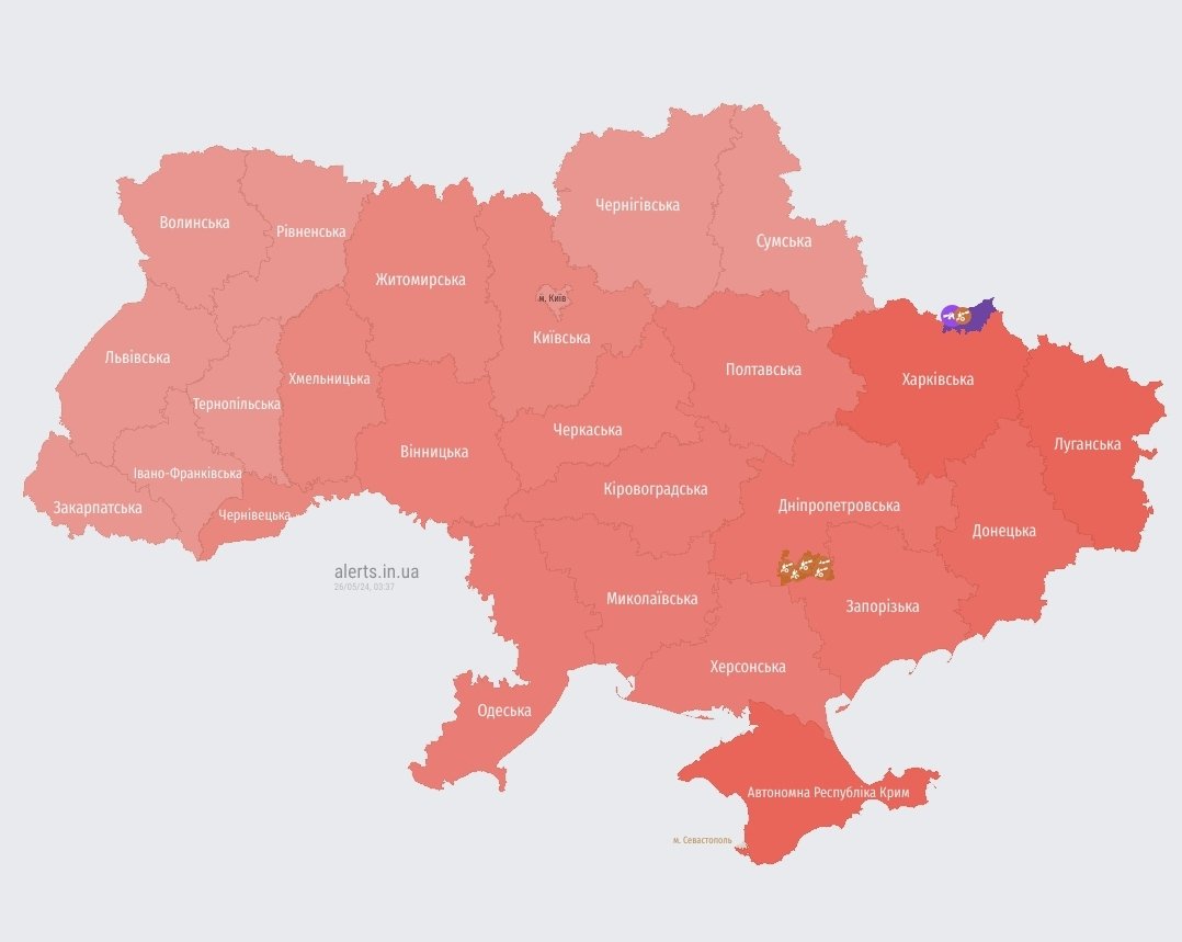 Ukraine hit by missile and drone strikes