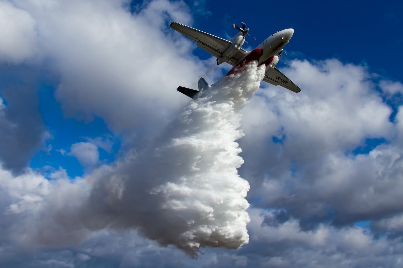 Ukrainian AN-32P aircraft aids Montenegro in forest fire combat