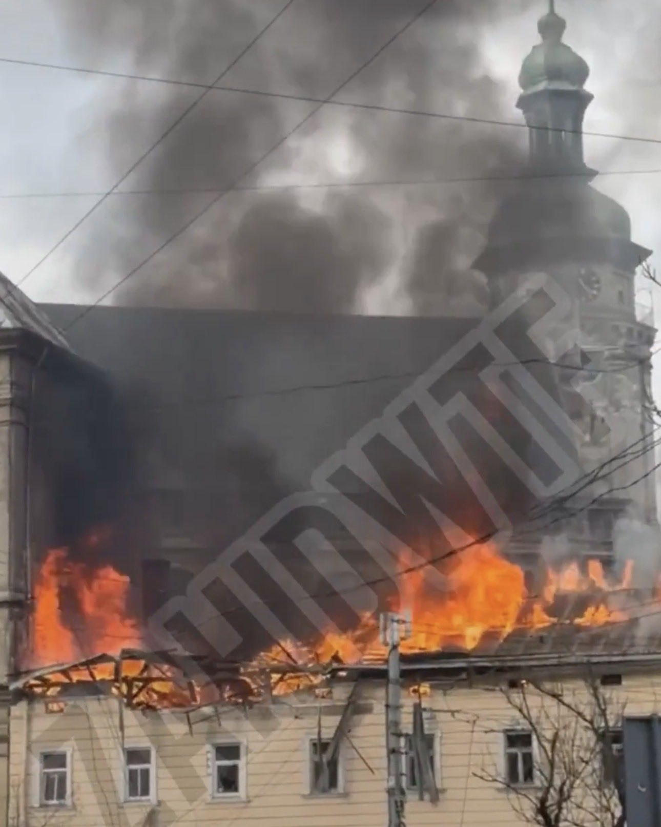 UNESCO World Heritage is on fire in Lviv now