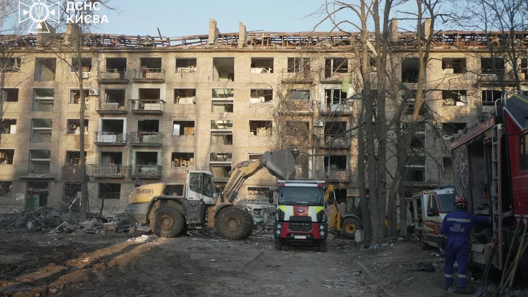 Search and rescue operations at the attack site
