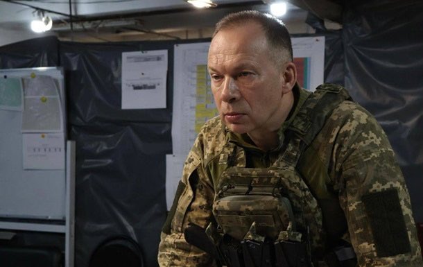 Syrskyi reports intense fighting near Pervomaiske and Chasiv Yar