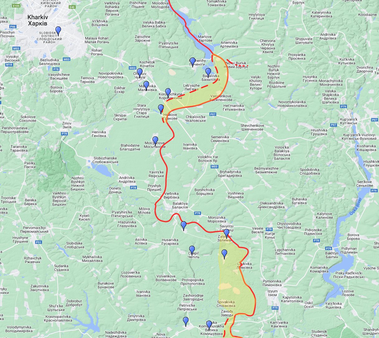 Slight increase in shelling on Izium-Kharkiv stretch, OPSEC tight.