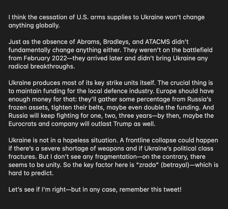 Russian blogger: US aid loss means more Ukrainian deaths
