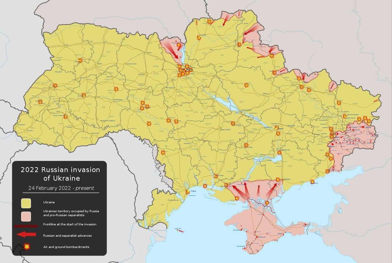 Chronology of Key Events on the Second Day of Invasion