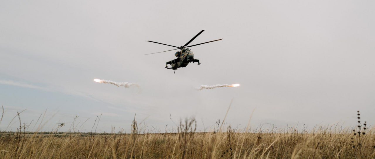 Mi-24P Helicopter of 16th Brigade, Feb 2024