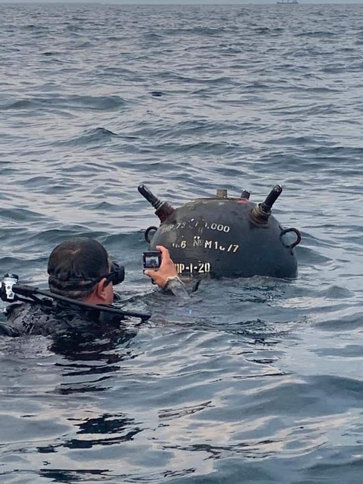 Russian naval mine detected near Eforie