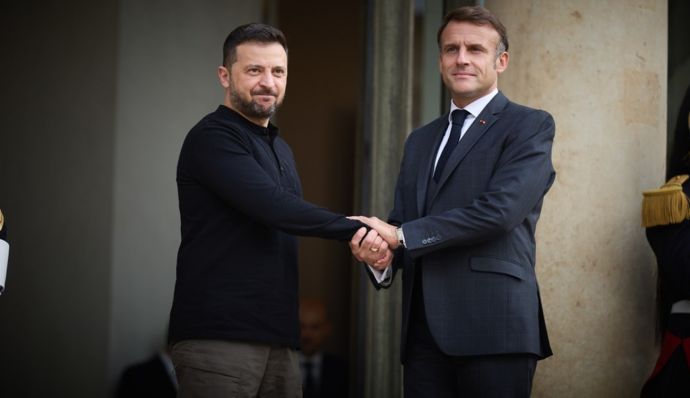 Zelenskyy in France: Meeting with Macron