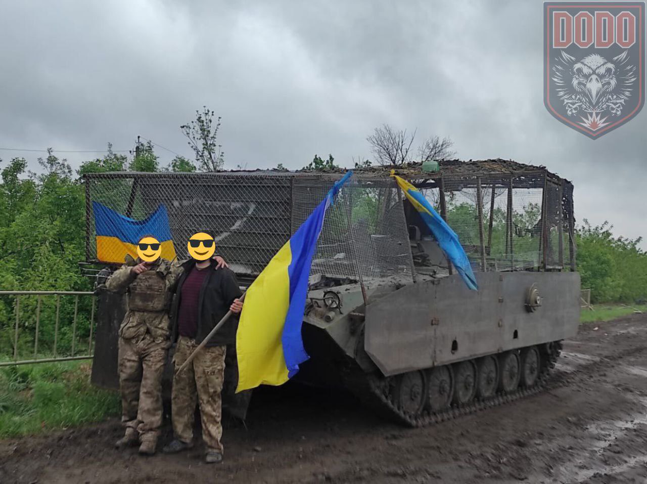 Russian BMP-1 captured near Bakhmut (11 words)