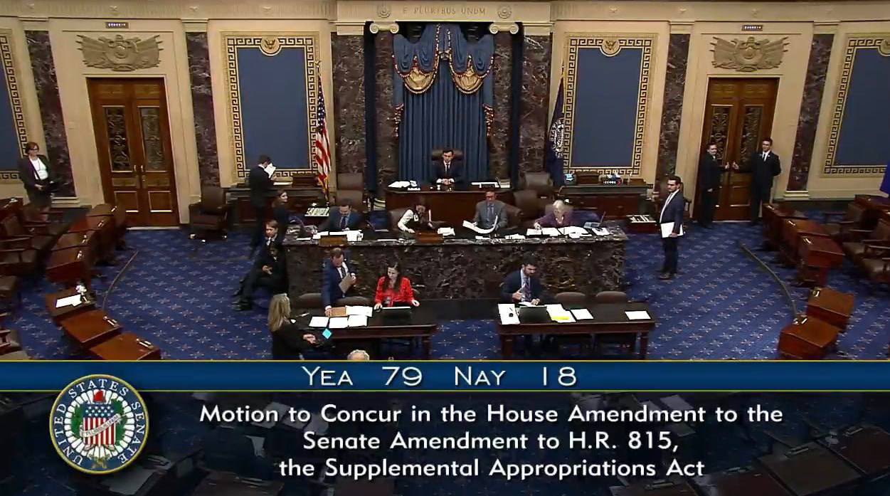 US Senate passes $95.3 billion aid for Ukraine, Israel, Taiwan