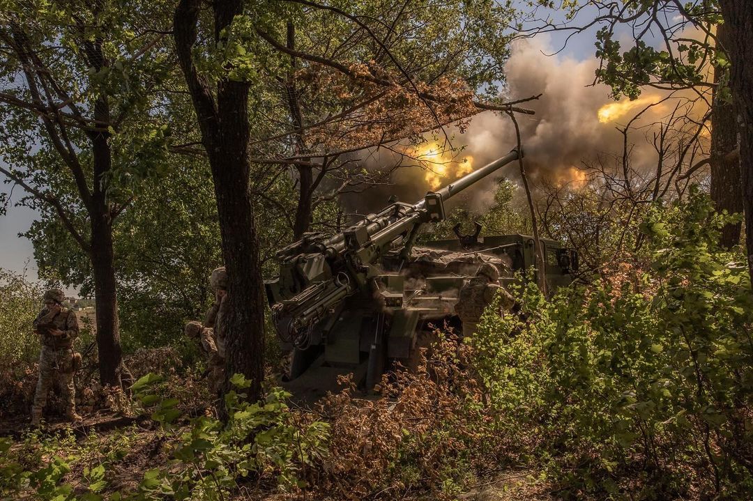 French CAESAR howitzer in Ukrainian service
