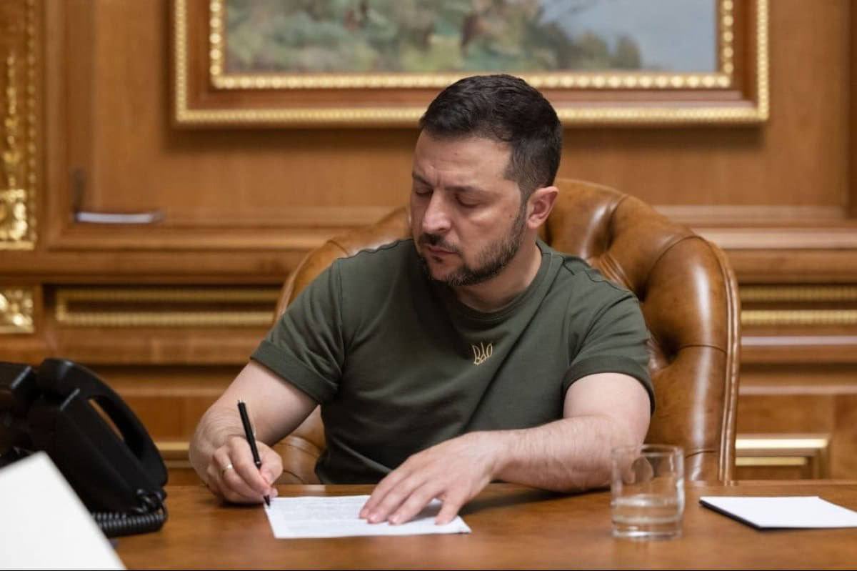 Zelensky signs law increasing military registration fines