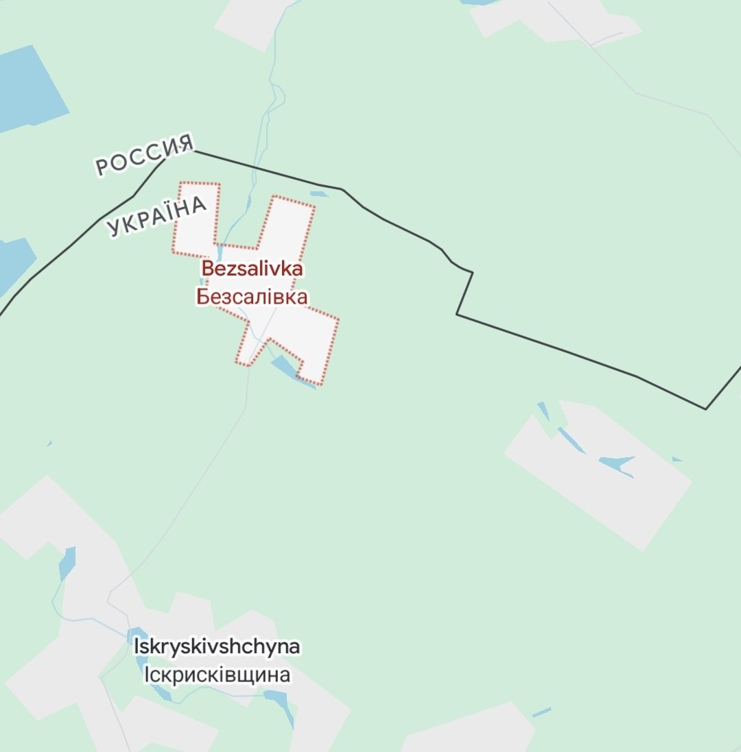 Ukrainian forces liberate Bezsalivka in Sumy region
