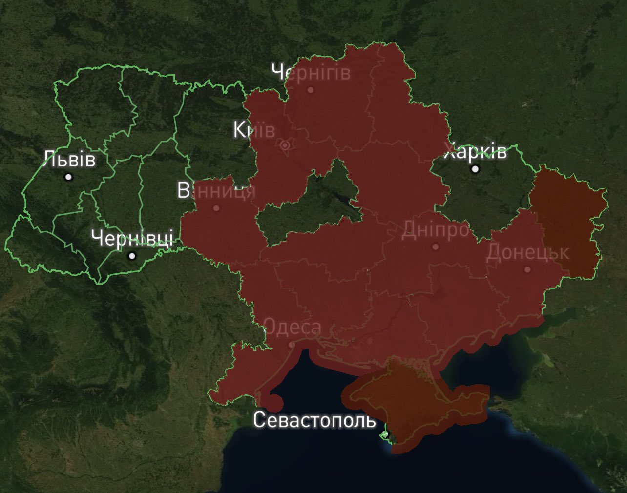 High threat of Russian ballistic missile launch from Voronezh region