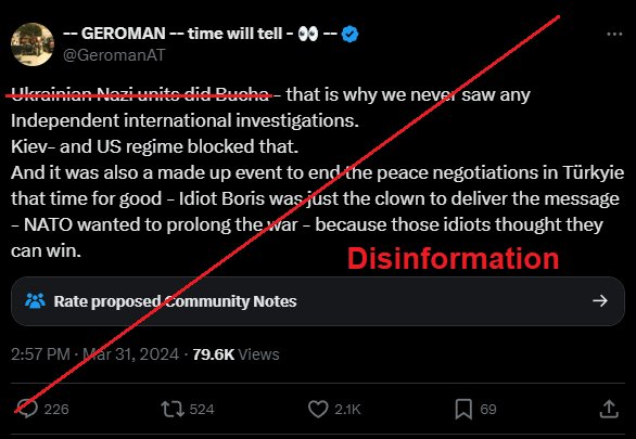 Disinformation attempts surrounding the Bucha Massacre in Ukraine