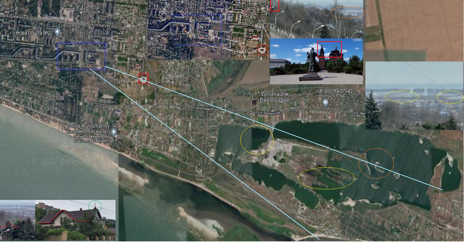 Russian attack helicopters near Mariupol