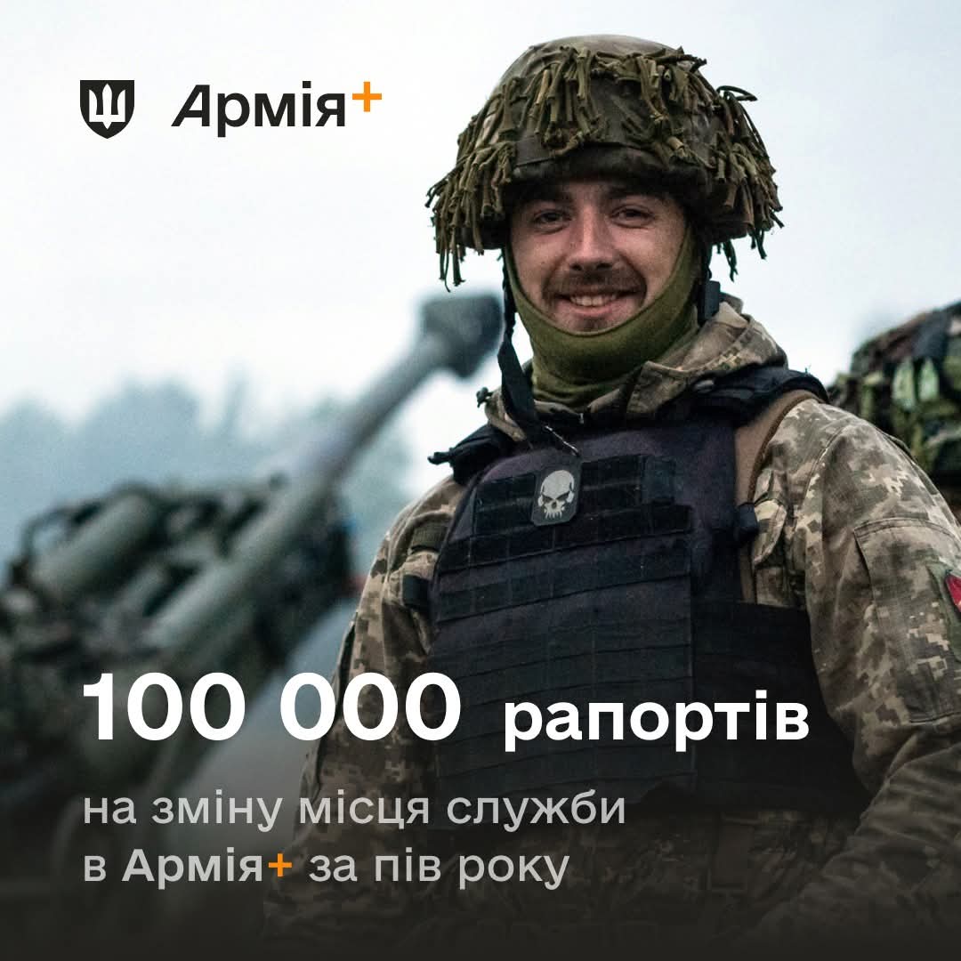 100,000 transfer requests via Army+