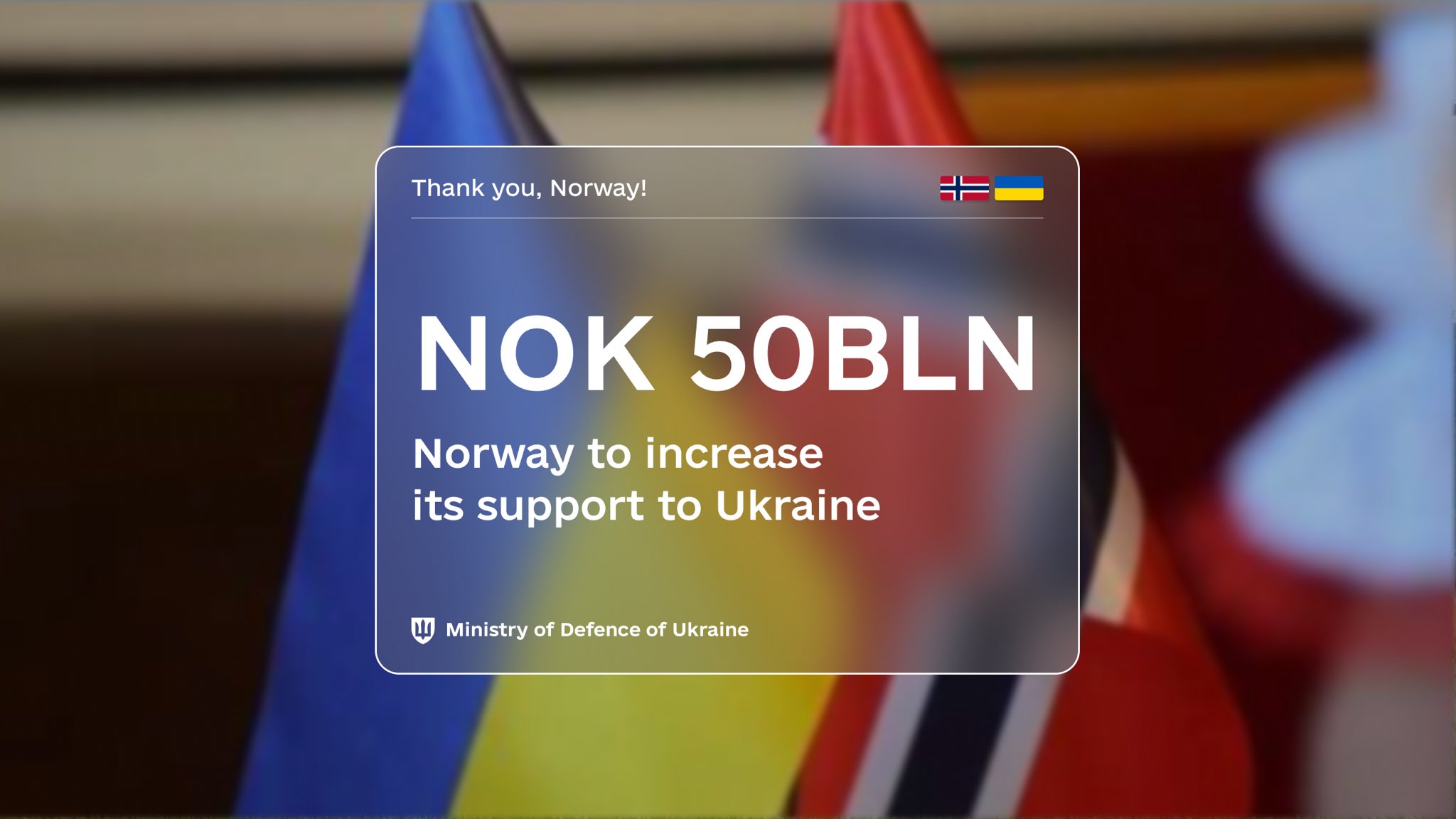 Norway boosts Ukraine support